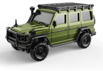 Produktbild von HB-R4312 RC Auto 1:43, 2.4G 4WD Allrad Funkferngesteuertes Kletterfahrzeug, Gelände-Spielzeugauto mit Doppelkarosserie, Grün