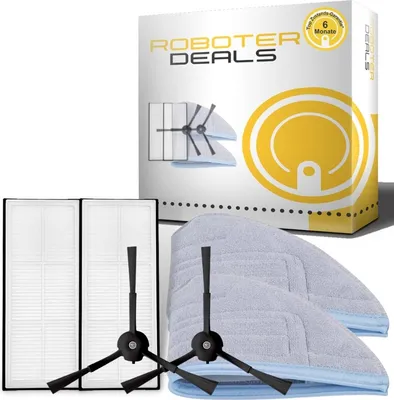 Produktbild von Zubehör Set, Ersatzteile Kit für Roborock S8, S8 Plus, S8 Pro Ultra (2x Seitenbürste, 2x Pad, 2x Filter)