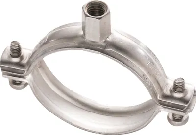 Immagine prodotto di 2 pezzi - Morsetto per tubi a vite 47 mm - 52 mm M8/M10 SRS Plus in acciaio inox A4 senza inserto: 47-52 mm M8/M10 V4A Dimensione: 47-52 mm M8/M10 V4A