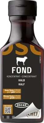 Produktbild von Oscar Kalbsfond Konzentrat eignet sich für Suppen und Soßen 200ml