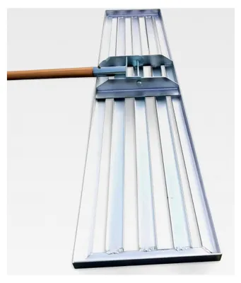 Produktbild von XXL Profi Rasenrakel | Rakel zum Sanden, Abziehen und Nivellieren 100x26 cm (ohne Stiel)