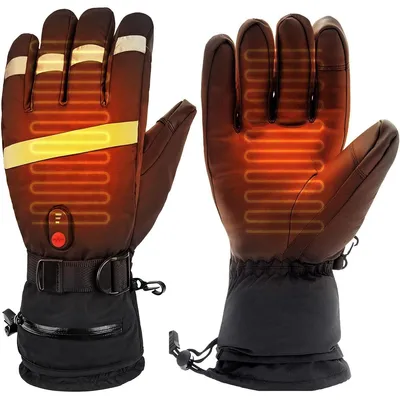 Produktbild von Elektrische Heizhandschuhe Winter, USB aufladbar, Outdoor Ski Radsport, Touchscreen Handschuhe, 3-Stufen Temperatur, warm & komfortabel