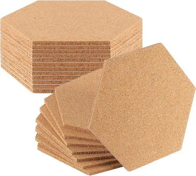 Produktbild von Selbstklebende Rechteile - 20 Stück - Pinnwand - 200 x 175 x 6 mm - Dekoration für Zuhause und Büro