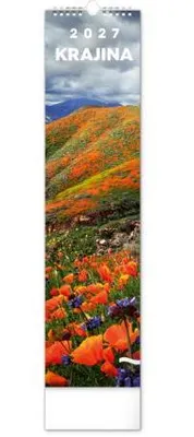 Immagine prodotto di NOTIQUE, calendario da parete "Paesaggio", 2027, 12 x 48 cm