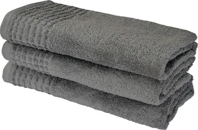 Immagine prodotto di Asciugamano, telo da bagno in cotone, spesso, 500 g/m² Uno 50x100 cm Grigio scuro