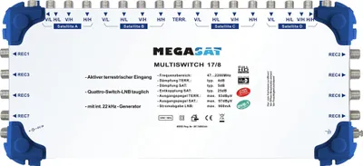 Produktbild von Megasat Multischalter 17/8