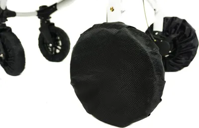 Produktbild von Reifenschutz für Kinderwagenräder, 1 Stück, Schwarz, Kinderwagen Buggy Groß Geschlossen, 11-15 Big Closed [078]