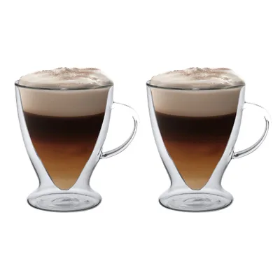 Produktbild von ANDREA II Thermogläser / Doppelwandige Kaffeegläser / Teegläser 300 ml, 2 Stück