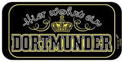 Produktbild von Türschild - Hier wohnt ein Dortmunder - 308186