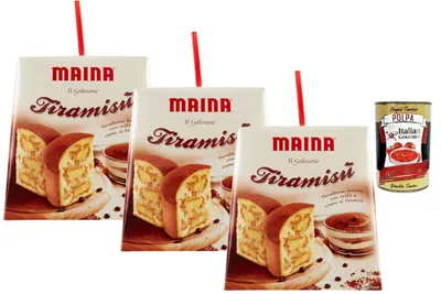 Produktbild von Maina Italian Gourmet Maina Panettone Tiramisu 3x750g – 2,25kg mit Kaffeecreme