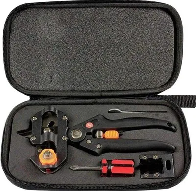Immagine prodotto di Set professionale di seghe e cesoie in acciaio inossidabile – Impugnature ergonomiche – Ideale per arbusti, rami e piante – Robusti attrezzi da taglio