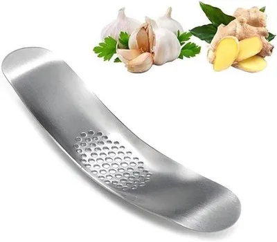 Obrázek produktu pro Lis na česnek – nerezová ocel – praktický kuchyňský pomocník