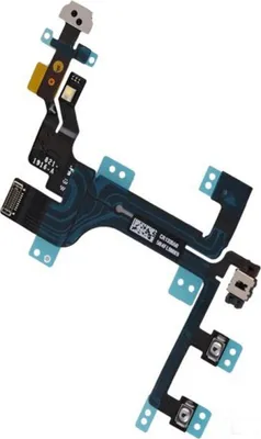 Immagine prodotto di Cavo flessibile di alimentazione Regolatore del volume per Apple iPhone 5S Pulsante di accensione/spegnimento e volume flessibile