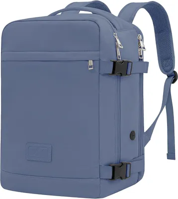 Produktbild von Handgepäckrucksack, 40 x 28 x 20 cm, blau, mit Laptopfach und USB-Anschluss