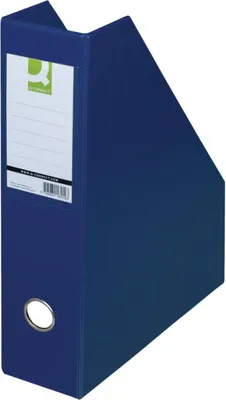 Image de Q-Connect® KF16213 Porte-revues A4 76mm d.bleu