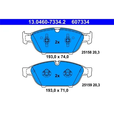 Produktbild von ATE Bremsbeläge für Audi A6 A7 A8