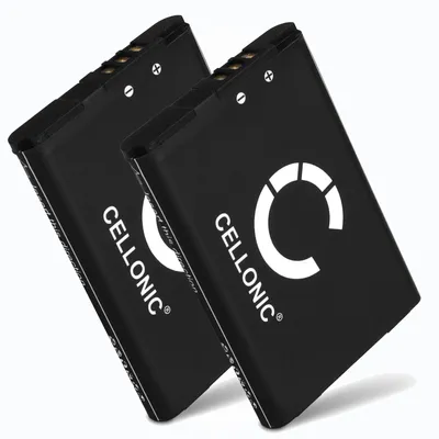 Produktbild von CELLONIC 2x Akku für Spielekonsole Kompatibel mit Nintendo 3DS, 2DS, Switch Pro Controller, CTR-003 - (1300mAh, 3.7V)