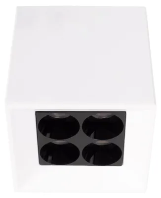 Immagine prodotto di Faretto LED quadrato X-LINE bianco 5W, luce calda 350 lm, alluminio, dimensioni: 6,2 x 6,2 x 6,2 cm, IP20, Maxlight