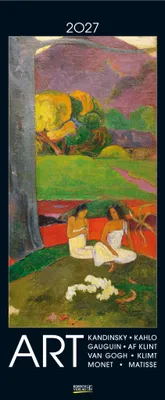 Produktbild von Korsch Wandkalender 2027 Art: Monet, Renoir, Kandinsky, Klee – groß, Hochformat, Spiralbindung