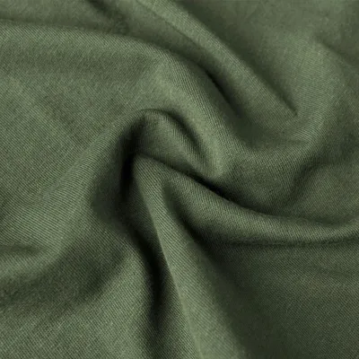 Image de MATERACE Z GÓR Drap housse jersey 120x200 gris-vert coton