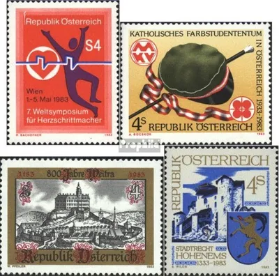 Produktbild von Briefmarken Österreich 1983 Mi 1738,1739,1740,1741 (kompl.Ausg.) gestempelt Sondermarken
