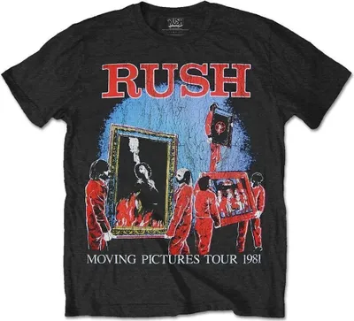 Produktbild von Rush 1981 Tour Black M T-Shirt