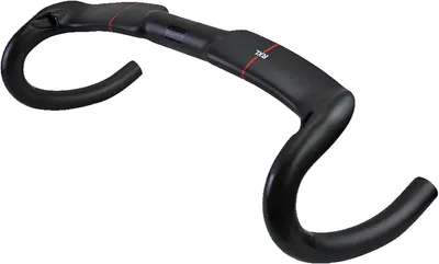 Imagen del producto de Manillar de carbono de 31,8 mm, 440 mm de longitud, con cableado interno, para bicicletas de carretera