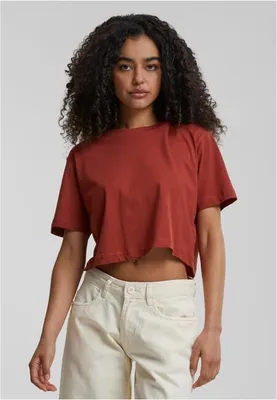 Zdjęcie produktu dla Urban Classics Ladies - Short Oversized Top rusty rot - XS