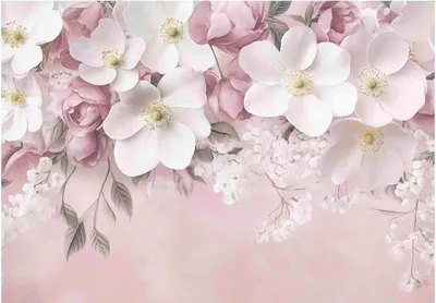 Produktbild von Fototapete Blumen Rosen - 300x210 cm - inklusive kleister - Vlies Tapete - Vliestapete Wohnzimmer Schlafzimmer Küche Modern Wandtapete