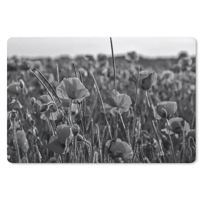Produktbild von MuchoWow® Schreibtischunterlage Blumen - Mohnblumen - Natur - Rot 60x40 cm - XXL Mauspad - Großes Mauspad