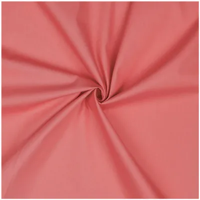 Baumwoll-Popeline 4009 Bubblegum – Uni Baumwollstoff Meterware mit Oeko-Tex Zertifikat.