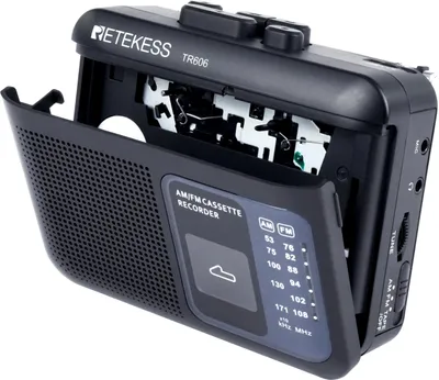 Immagine prodotto di Radio portatile con lettore di cassette e funzione di registrazione