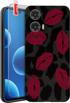 Obrázek produktu pro Pouzdro pro telefon Motorola Moto G45 5G | Designy | Matné silikonové pouzdro + sklo 9H