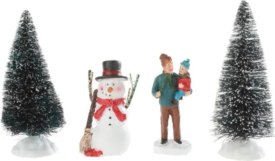 Produktbild von VBS Miniaturen-Set "Schneemann"