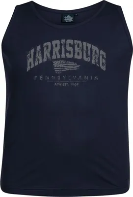 Produktbild von Übergrößen Tanktop Harrisburg Grau AHORN SPORTSWEAR Dark Blue 10XL
