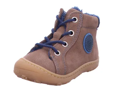 Produktbild von Ricosta GEORGIE schoko/blau echt Leder Kinderschuhe
