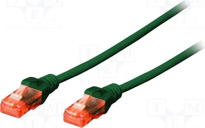 Obrázek produktu pro 1x PVC 5e, 2 DK-1512-005/G, kabel RJ45, zelený, 0,5 m