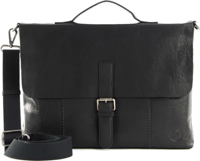 Produktbild von SADDLER Businesstasche Umhängetasche mit Laptopfach Ålesund Computer Bag Black schwarz