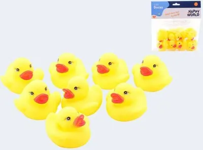 Produktbild von Johntoy Happy World Bad Ducks, 8st.