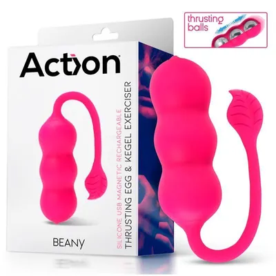 Image de Oeuf vibrant Beany et stimulateur du plancher pelvien avec poussée