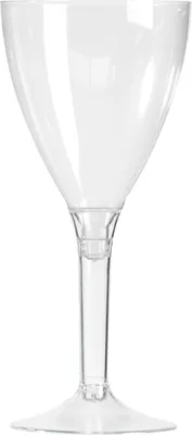 Produktbild von Kunststoff-Weingläser 10 Stück transparent 160 ml - Einheitsgröße