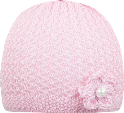 Produktbild von Döll Mädchen Strickmütze - 100% Baumwolle, mit Blume