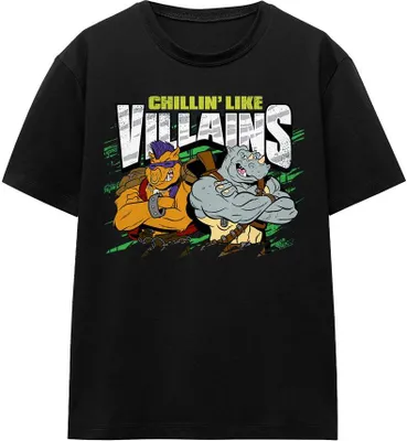 Immagine prodotto di Teenage Mutant Ninja Turtles - Maglietta "Chillin Like Villains" per bambini/donne Unisex TV16853 (S) (Schwarz)