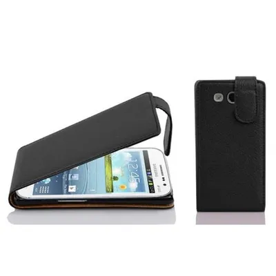 Immagine prodotto di Cadorabo custodia protettiva per Samsung Galaxy WIN in nero flip case custodia del telefono cellulare copertura in Similcuoio