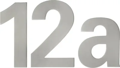 Immagine prodotto di Numero civico lettera a VA ma 114 mm L.101 mm EDI