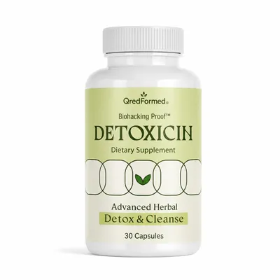Obrázek produktu pro Detoxicin – Denní botanický doplněk pro podporu detoxikace a celkové pohody – 30 kapslí, Obrázek vytvořený pomocí AI