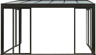 Immagine prodotto di Milani Home - veranda addossata, 4,3 x 3 m, in alluminio e policarbonato, antracite