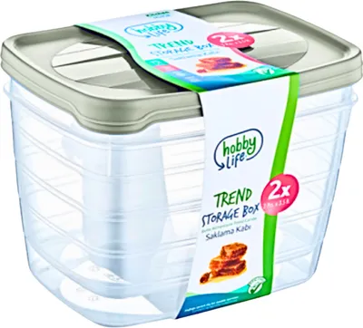Produktbild von Bahama Aufbewahrungsdosen Set 2-teilig (2 x 3,5 Liter) - TREND - (02 0992)