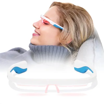 Zdjęcie produktu dla AYO+ Okulary do fototerapii – Poznaj innowacyjne okulary do terapii światłem dziennym – Przyjazna dla użytkownika i skuteczna alternatywa dla lampy do światła dziennego