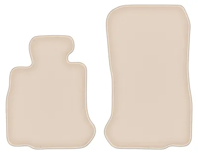 Produktbild von DURBAN Beige Velours-Fußmatten vorne für BMW 6 F13 Coupé (2011-2018)